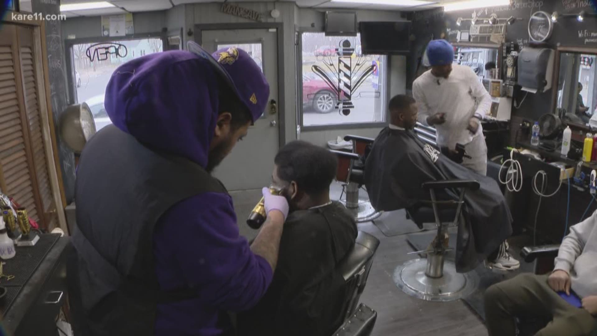 Thousands of Minnesotans are now feeling the financial pinch of the shutdown but barbers in West St. Paul hope they can trim some of the burden.