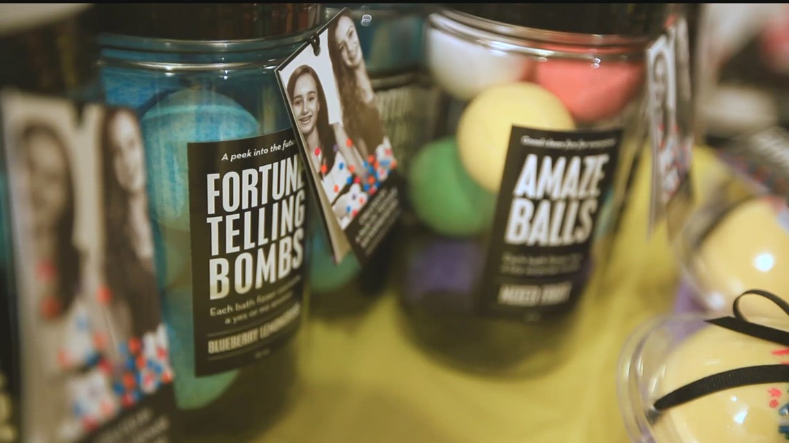 Da Bomb Bath Bomb Cofounders holding first-ever warehouse sale