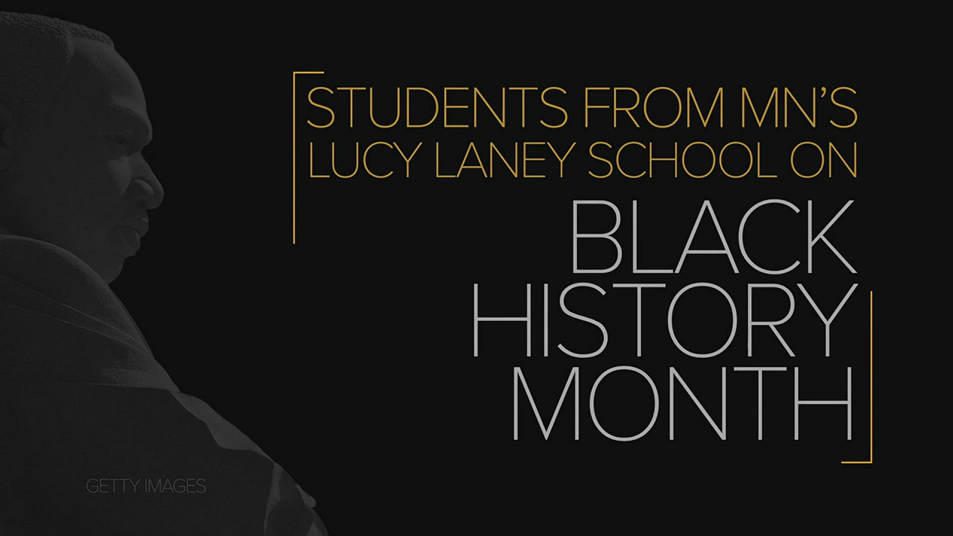 KARE 11 and Lucy Craft Laney Community School students honor Black History Month.