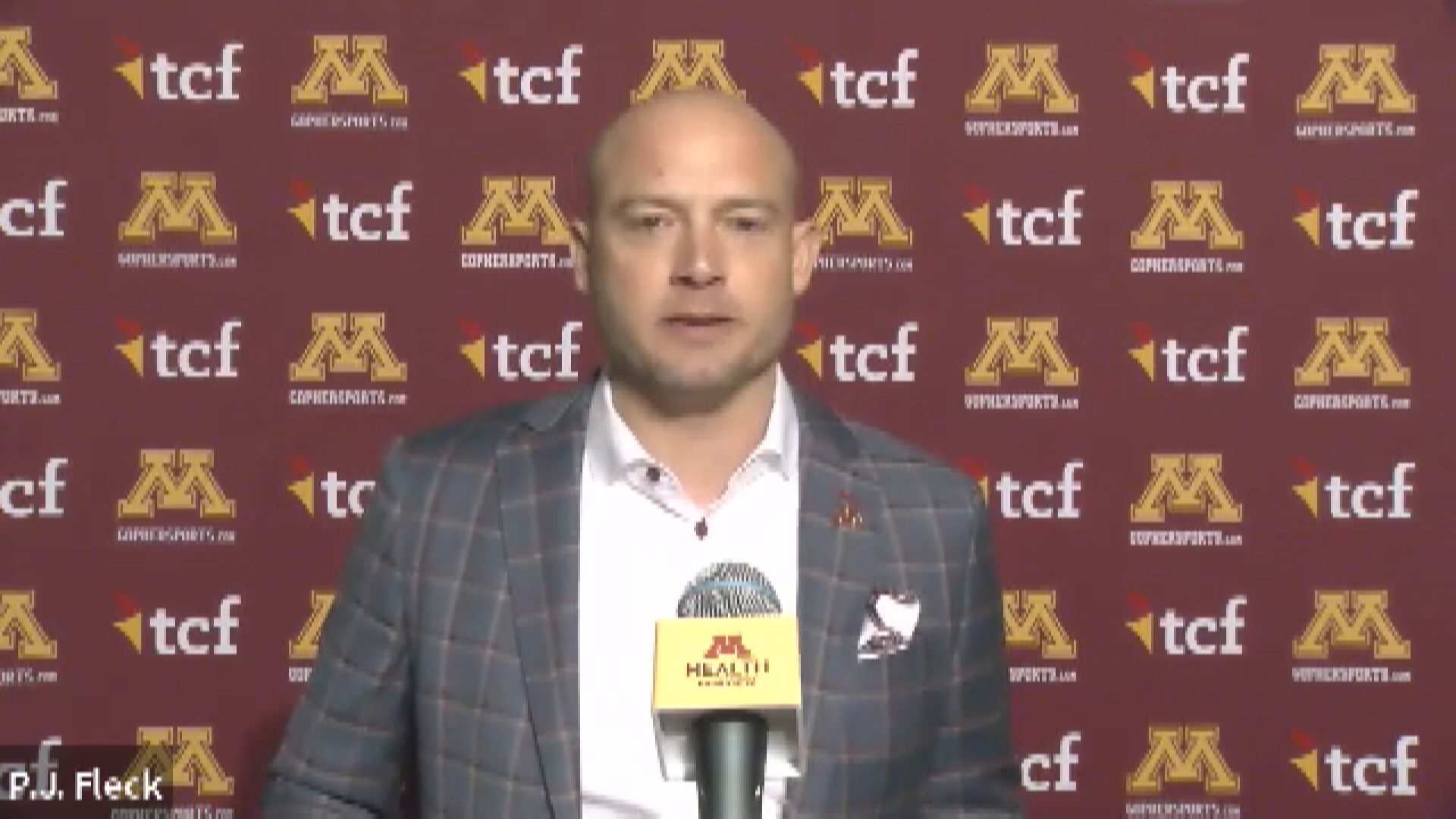 Fleck talks about former Gophers Tyler Johnson, Antoine Winfield Jr. and Damien Wilson playing in the Super Bowl.