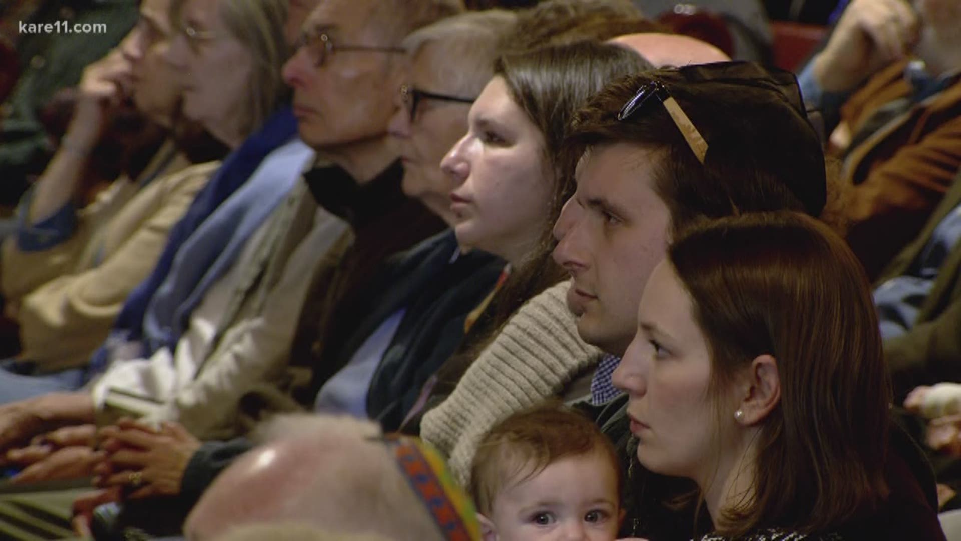 The Twin Cities Jewish community hosted a service at Temple Israel in solidarity with the Pittsburgh Jewish community.