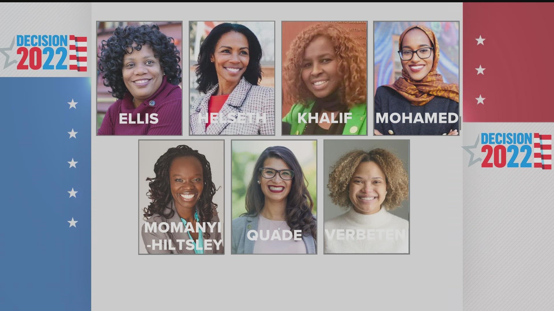 At least seven candidates are looking to make history by becoming the first Black woman -- or women -- to ever serve in the Minnesota Senate.