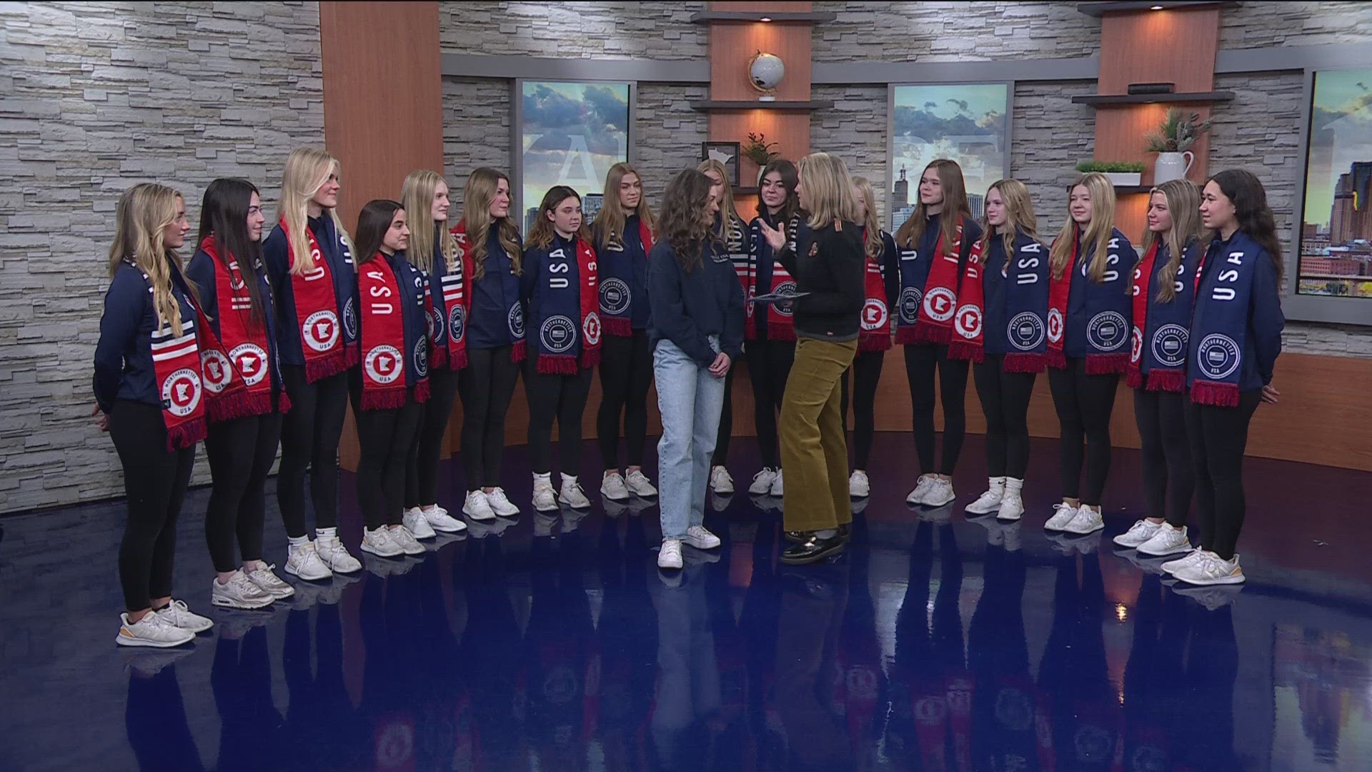 Minnesota is home to one of the nine top junior synchronized skating teams in the country: the Northernettes.