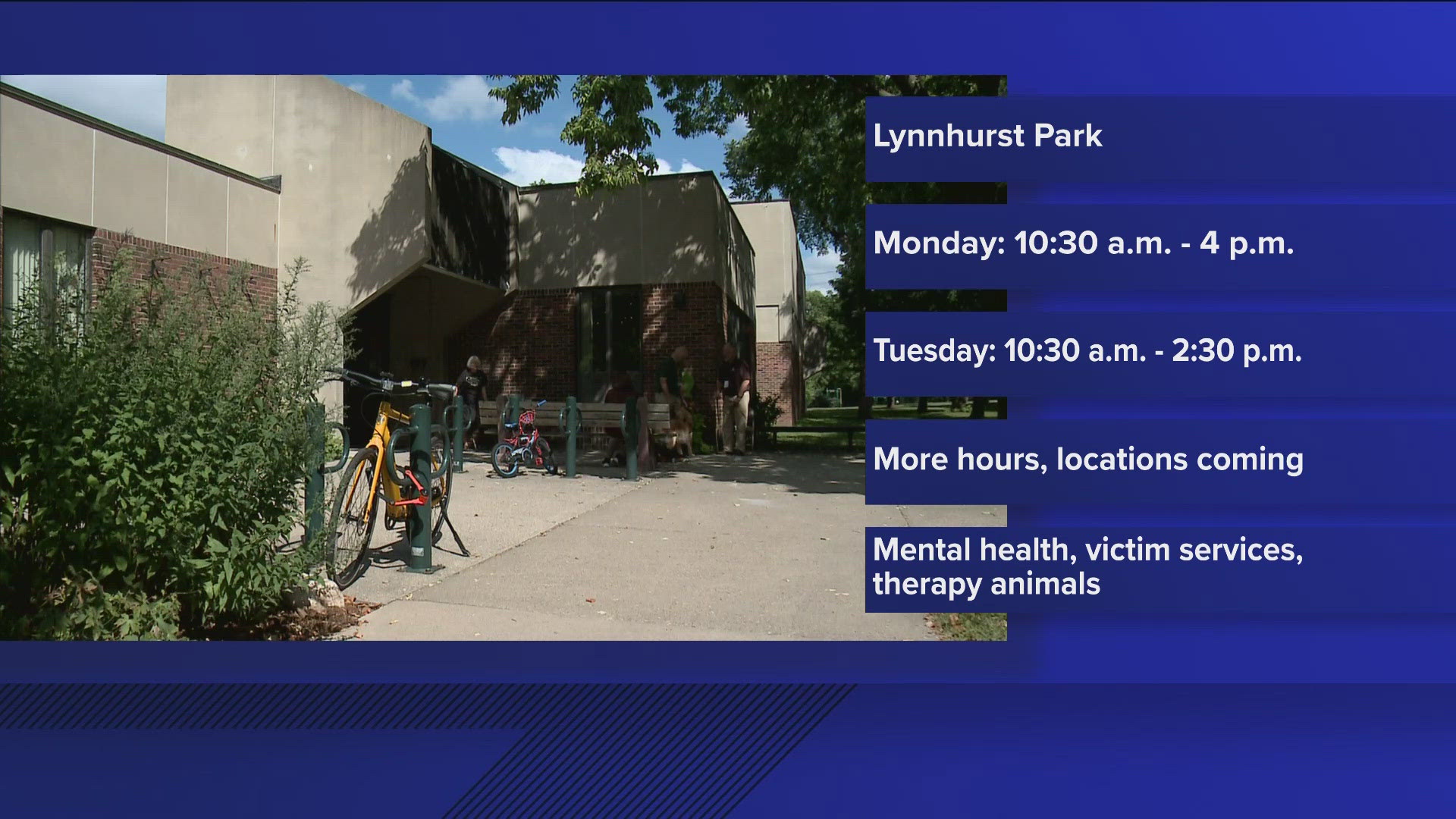 The center opened on Sunday and is open to anyone affected by the deadly shooting at Annunciation Catholic School. 
