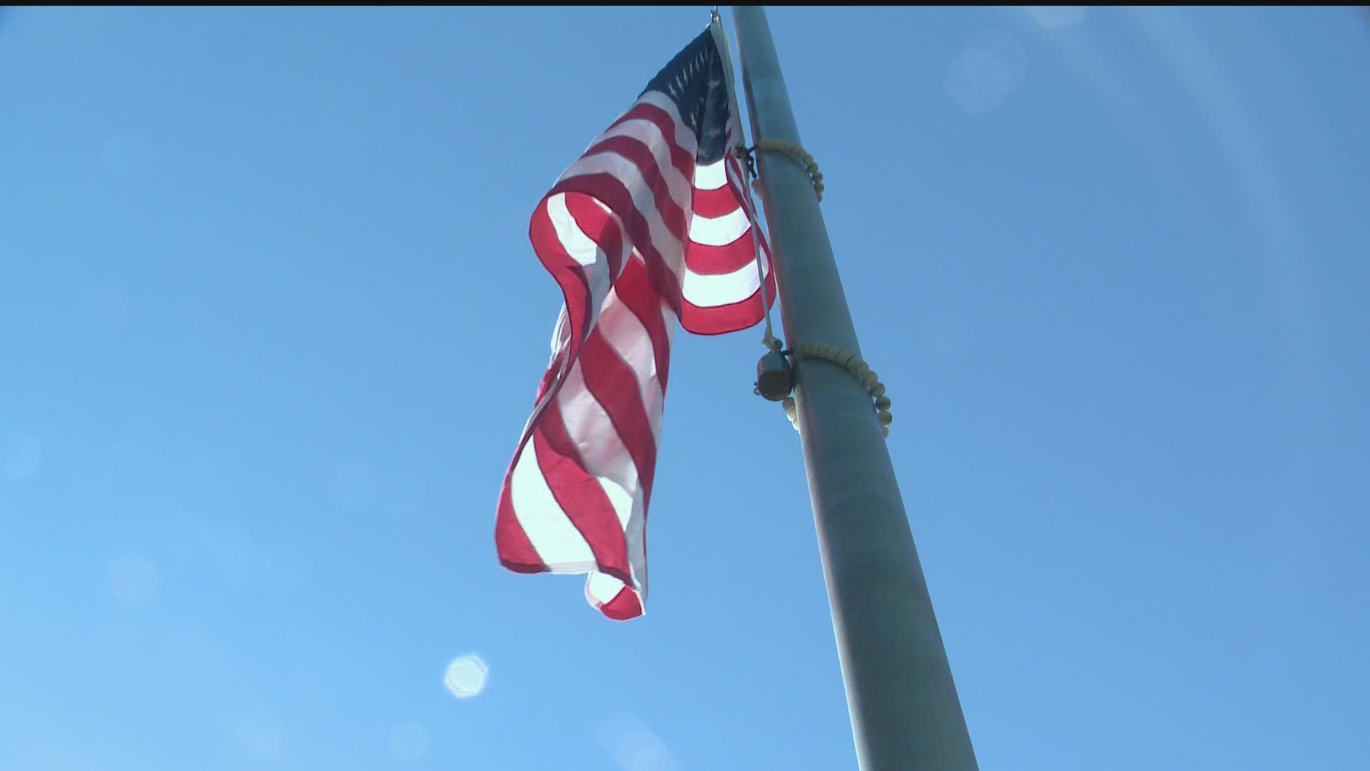 No matter the day or the weather conditions, flag volunteers are dedicated to their duty.
