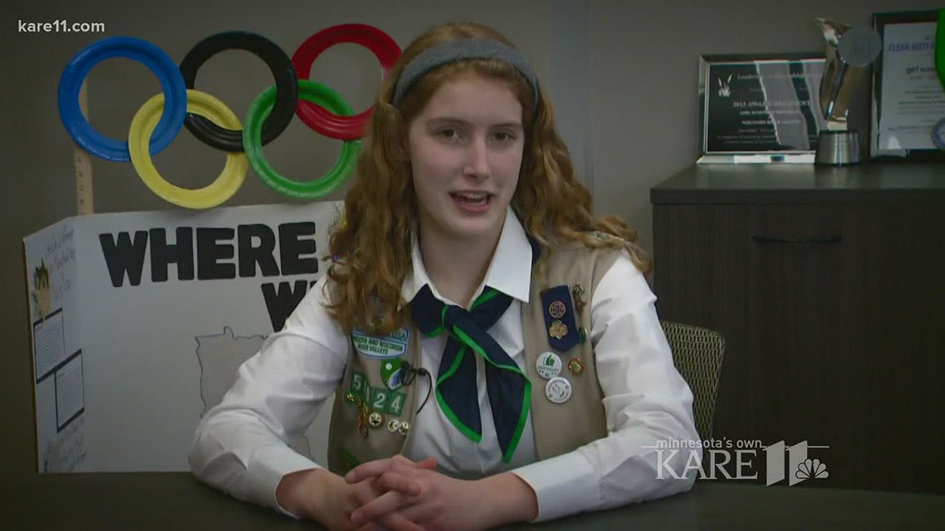 Kate Yapp is an Ambassador Girl Scout and is in the process of working towards the Girl Scout Gold Award, the highest achievement in the organization.