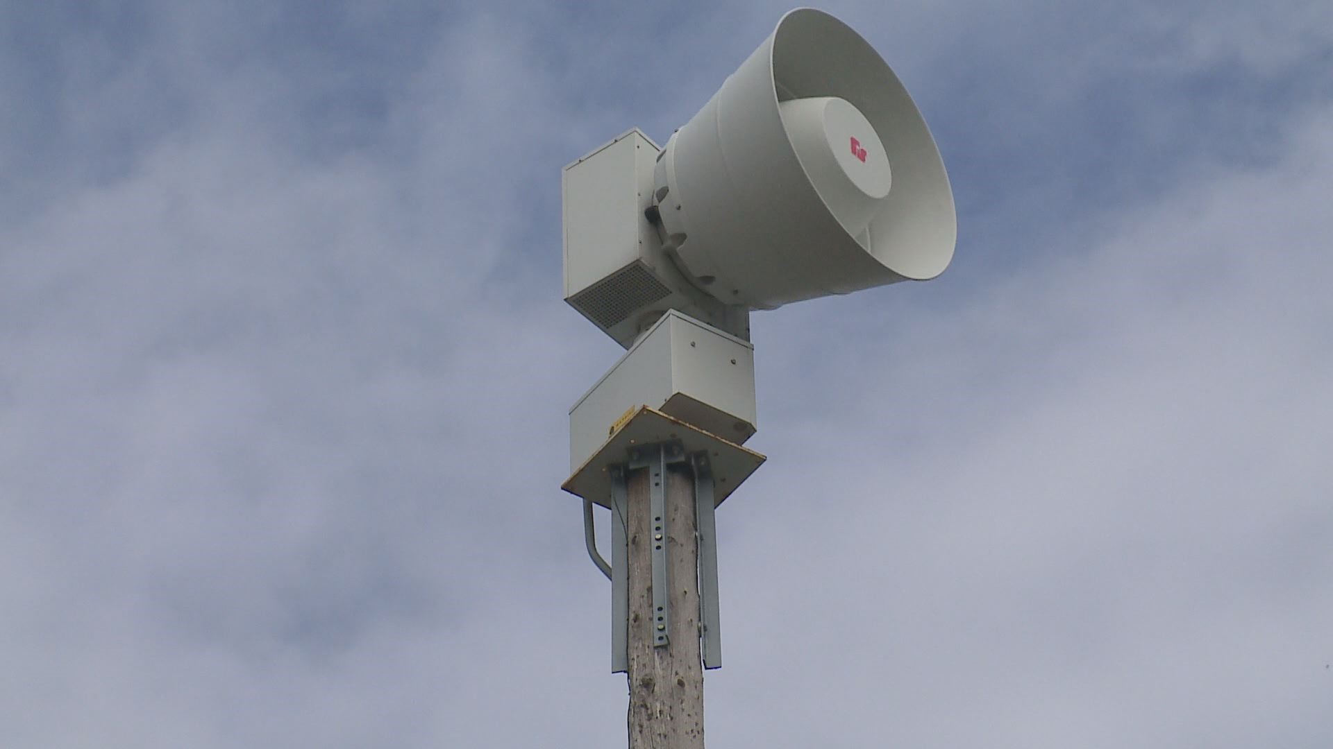 Emergency sirens test scheduled for Wednesday