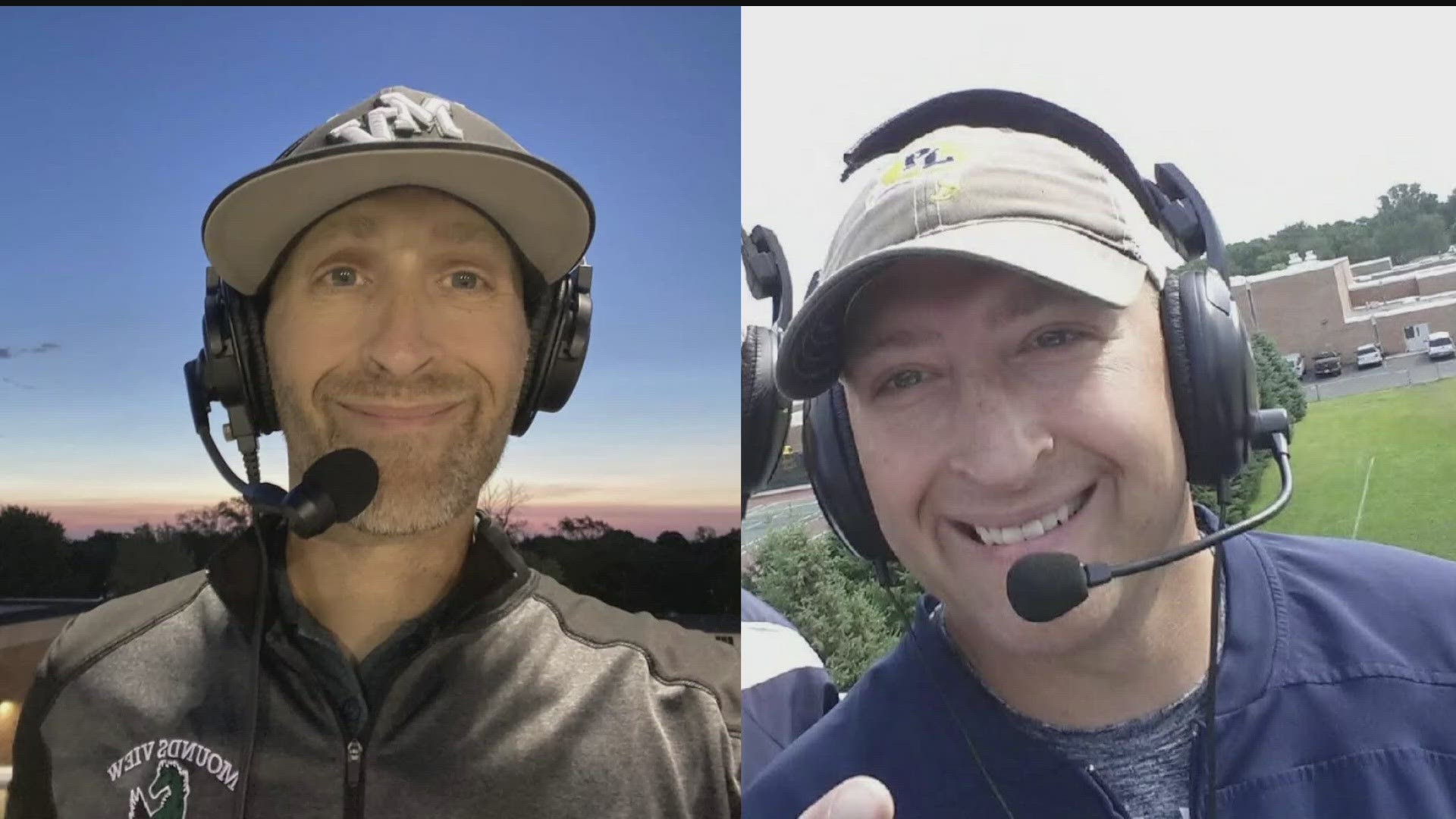 Rob and Russ Reetz will calling a prep football stream Thursday night between Mounds View and White Bear Lake.