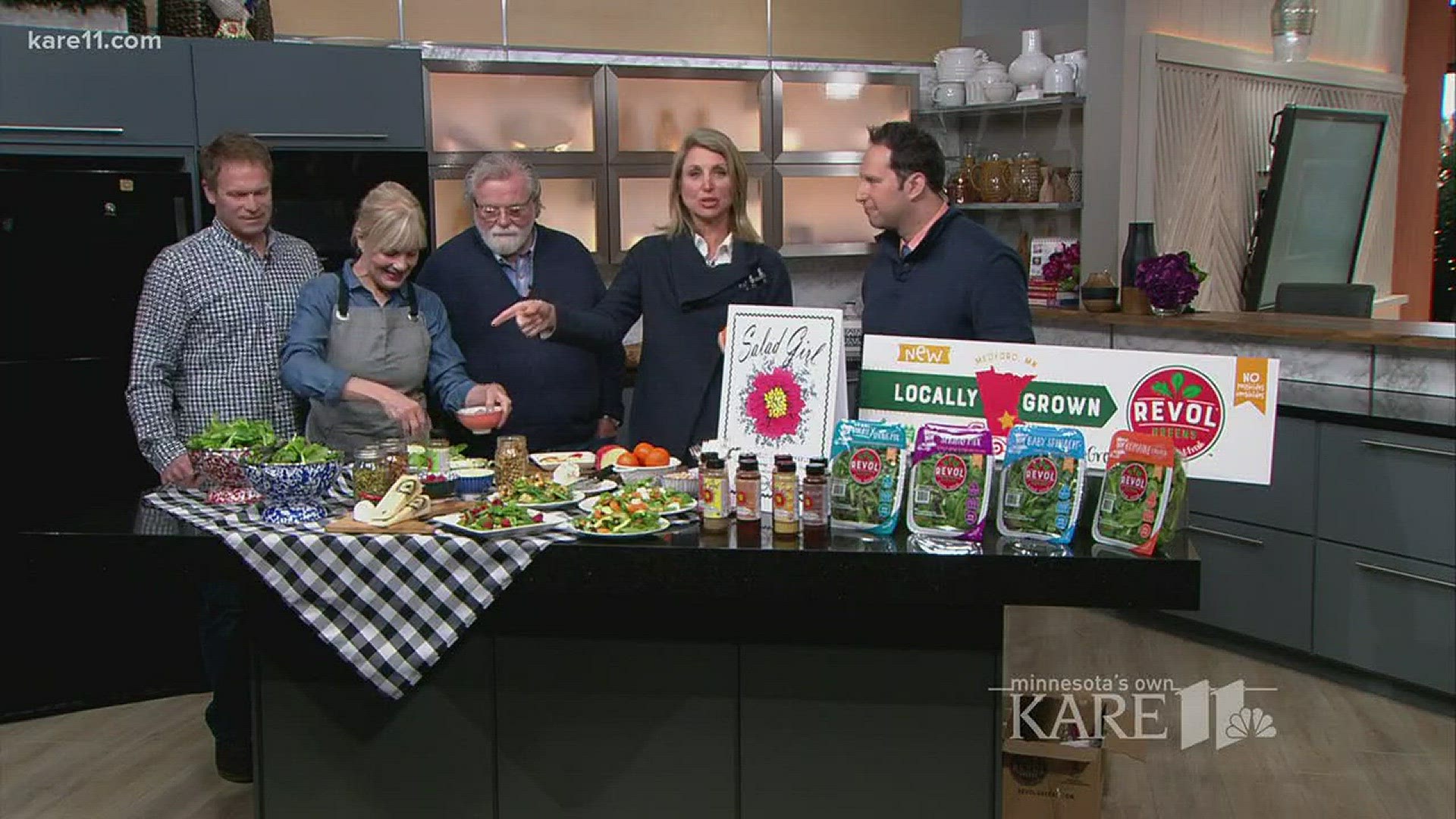 Jay Johnson from Revol Green and Pam Powell from Salad Girl bring together their wonderful Minnesota made products to our kitchen to share with you tasty recipes you can make at home.