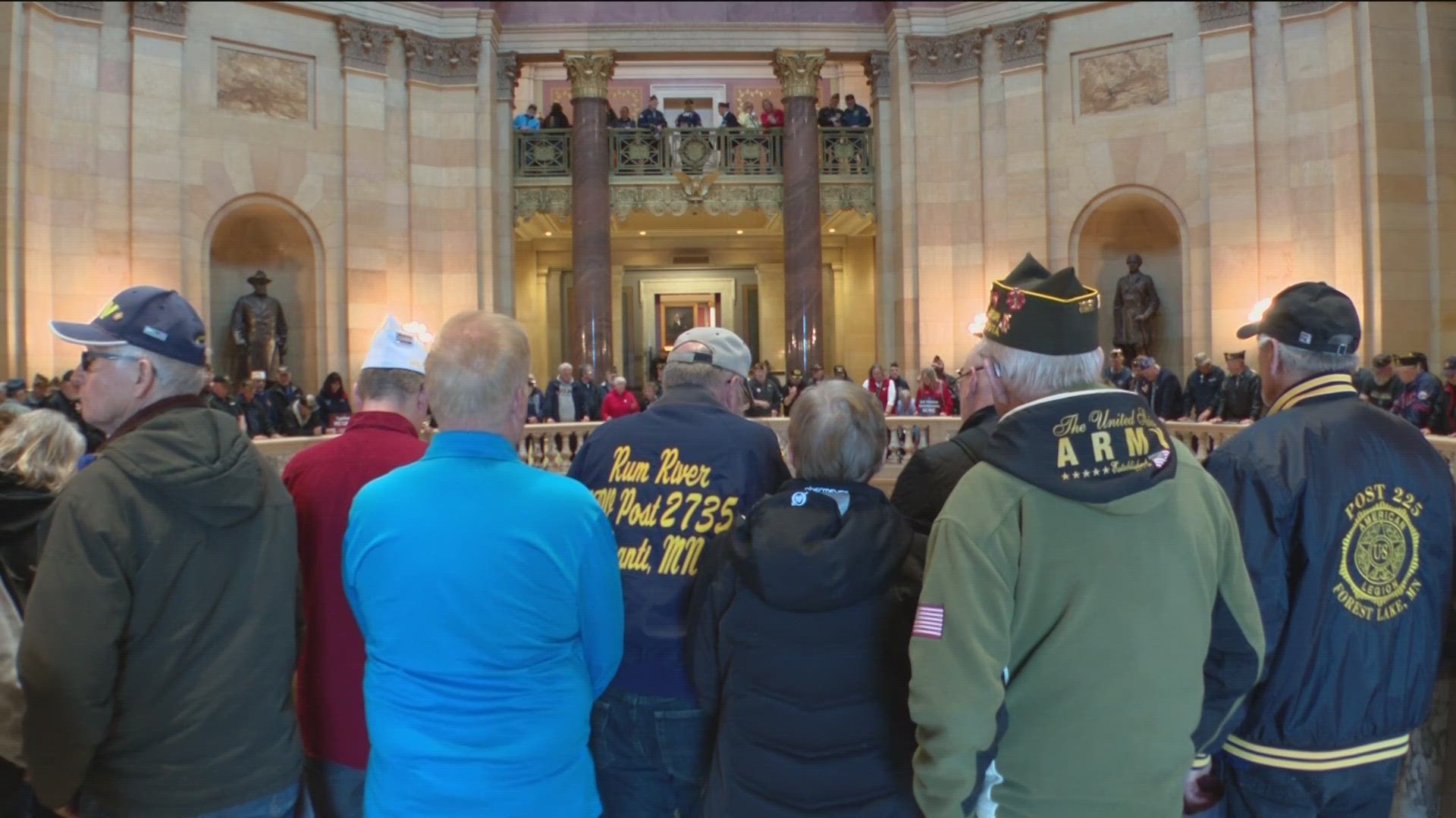 Veterans and their loved ones traveled to the Capitol Wednesday to voice concerns, placing emphasis on ending homelessness for their fellow service men and women.