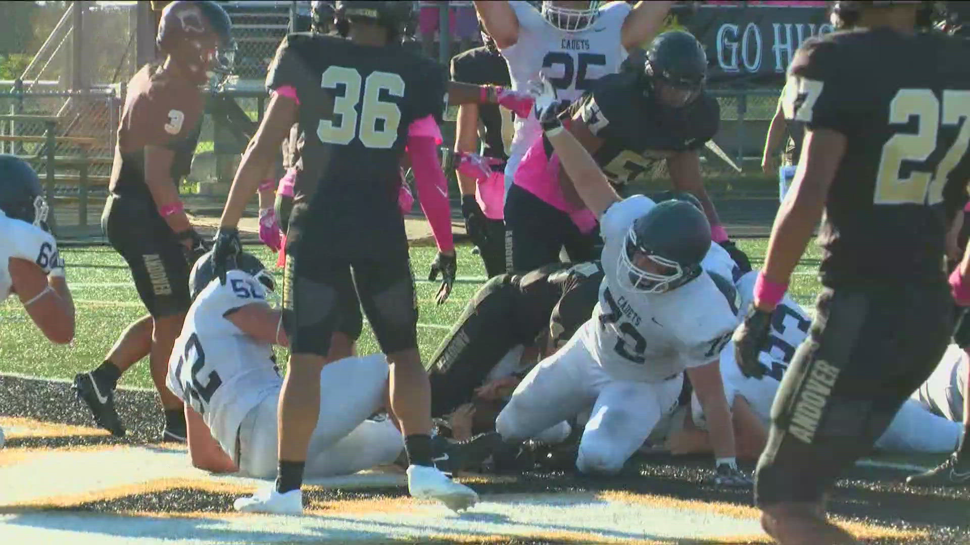 Keep up with the highlights from Friday's high school football matchup!