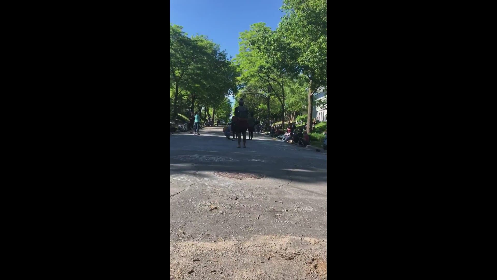 Protesters called for Hennepin County Attorney Mike Freeman to make "3 more" arrests in the death of George Floyd on May 29, 2020. Video by @SaraPimental