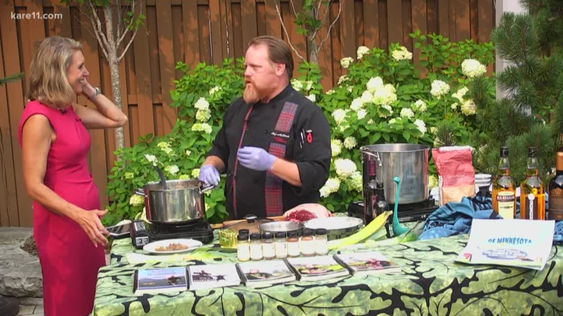 Chef Eric McBride from The Celtic Caterer joined Belinda in the yard this morning to cook an Irish themed dishe in honor of the Irish festival happening this weekend in St. Paul.