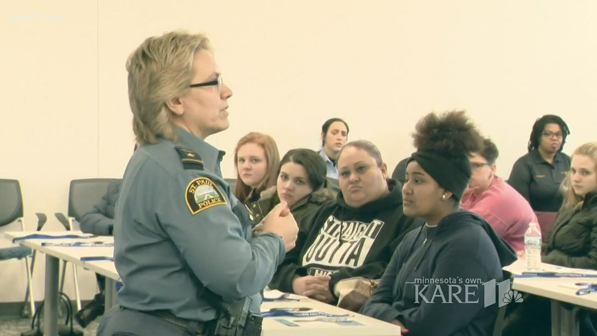 On Saturday, the St. Paul Police Department held its first-ever Women in Uniform recruiting event to try to attract more female officers to the force. http://kare11.tv/2m40vu2