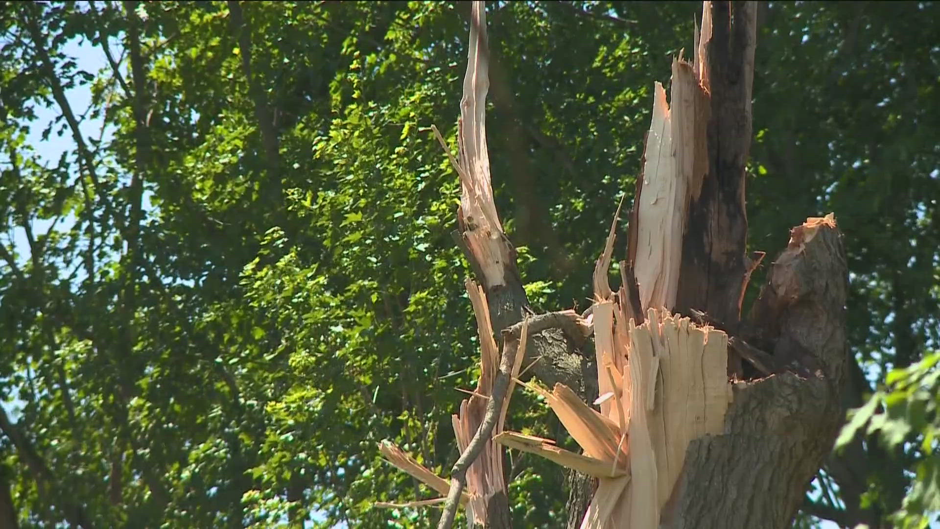 Communities are still recovering after a line swept through the metro Saturday night into the early morning hours on Sunday. 