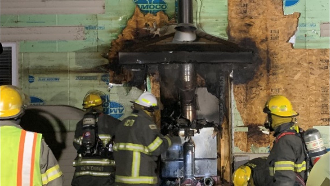 Emergency wood clearance stove