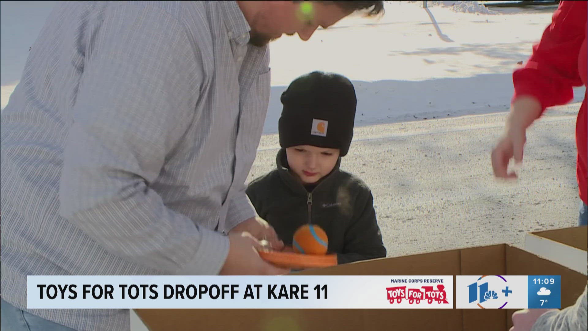 The Marines and KARE 11 are collecting toy donations for children who might not otherwise receive a holiday present.
