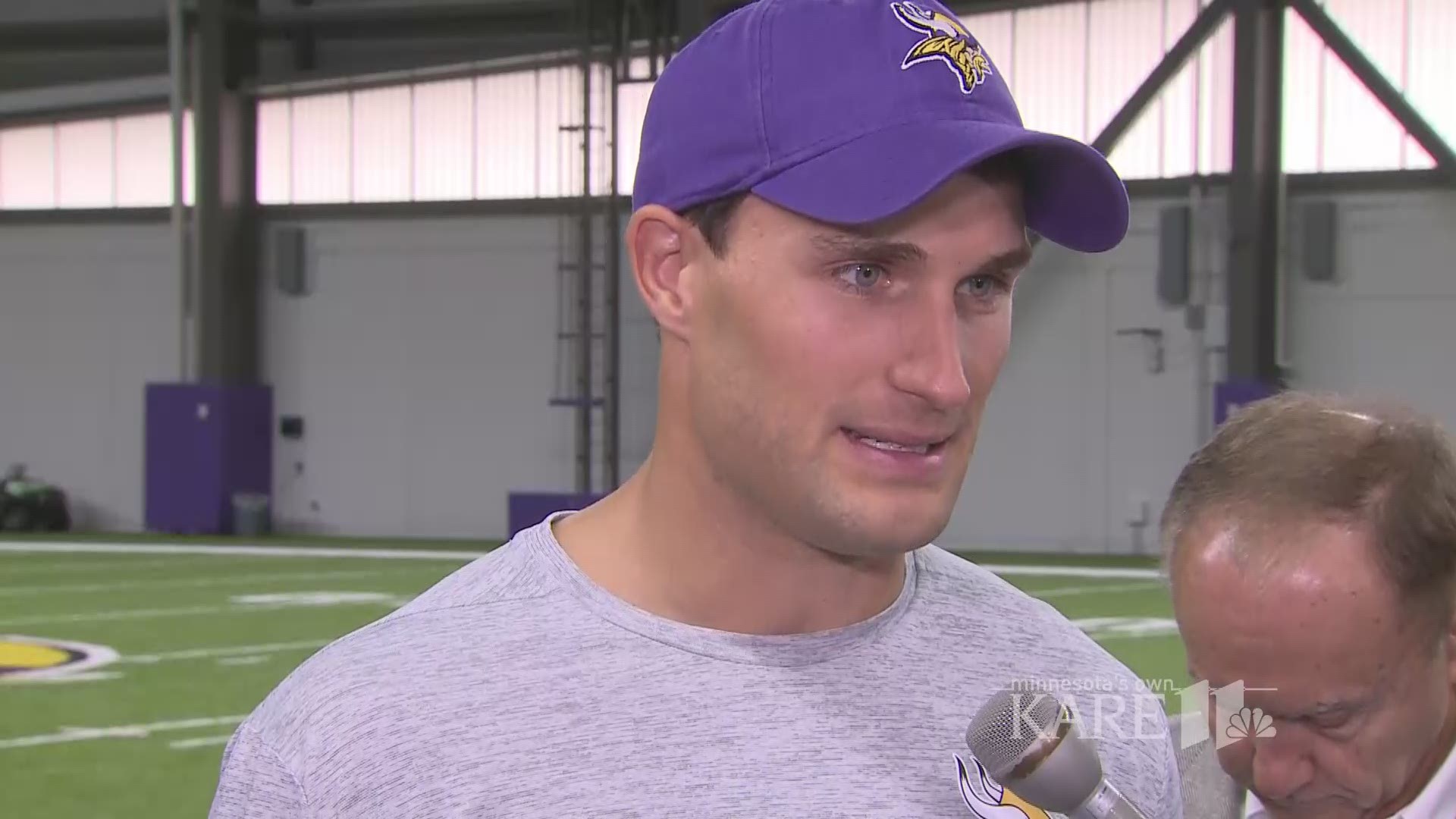 New Vikings QB Kirk Cousins describes his experience with his new team and new town so far.
