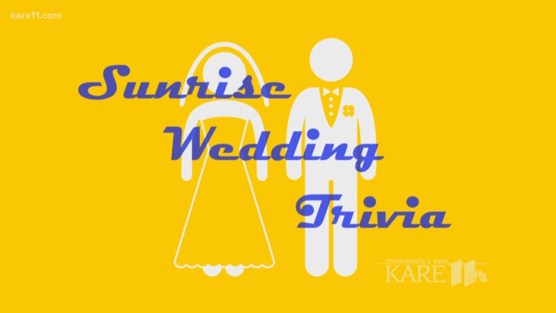 We came up with our own wedding game show to find out how much our anchors know about wedding traditions.