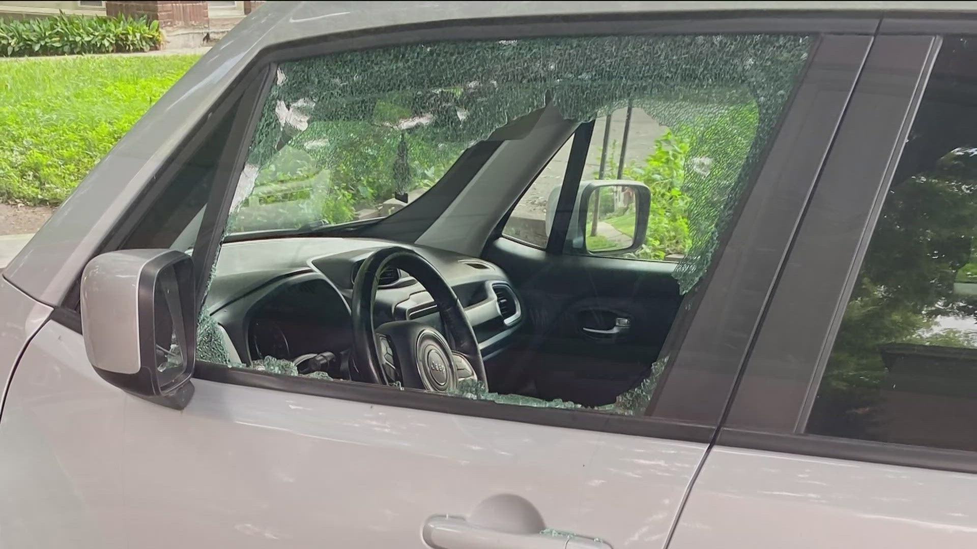 Minneapolis Police say at least 22 vehicles were located with damaged windows at three different locations on Monday.  