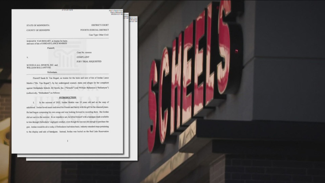 Mother sues Scheels for wrongful death