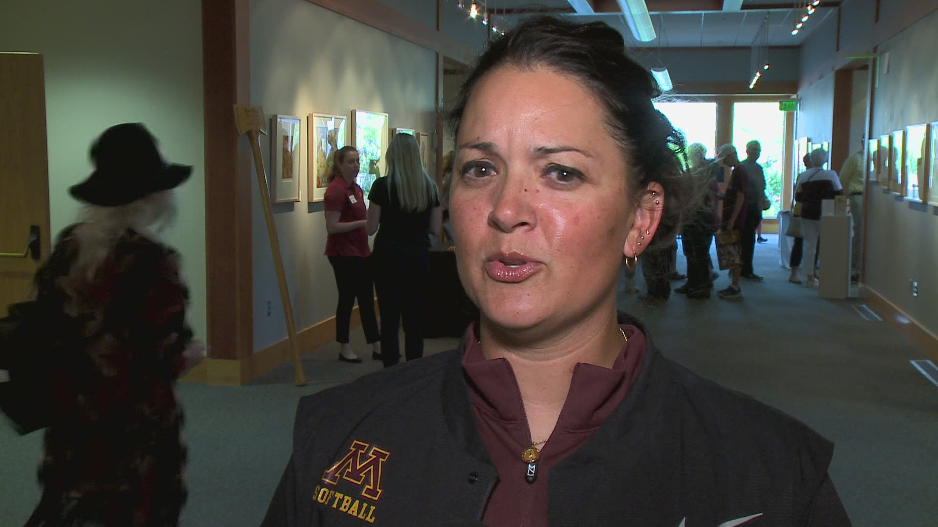 Gophers Head Coaches and staff joined Goldy in Chaska for the Coaches Caravan.