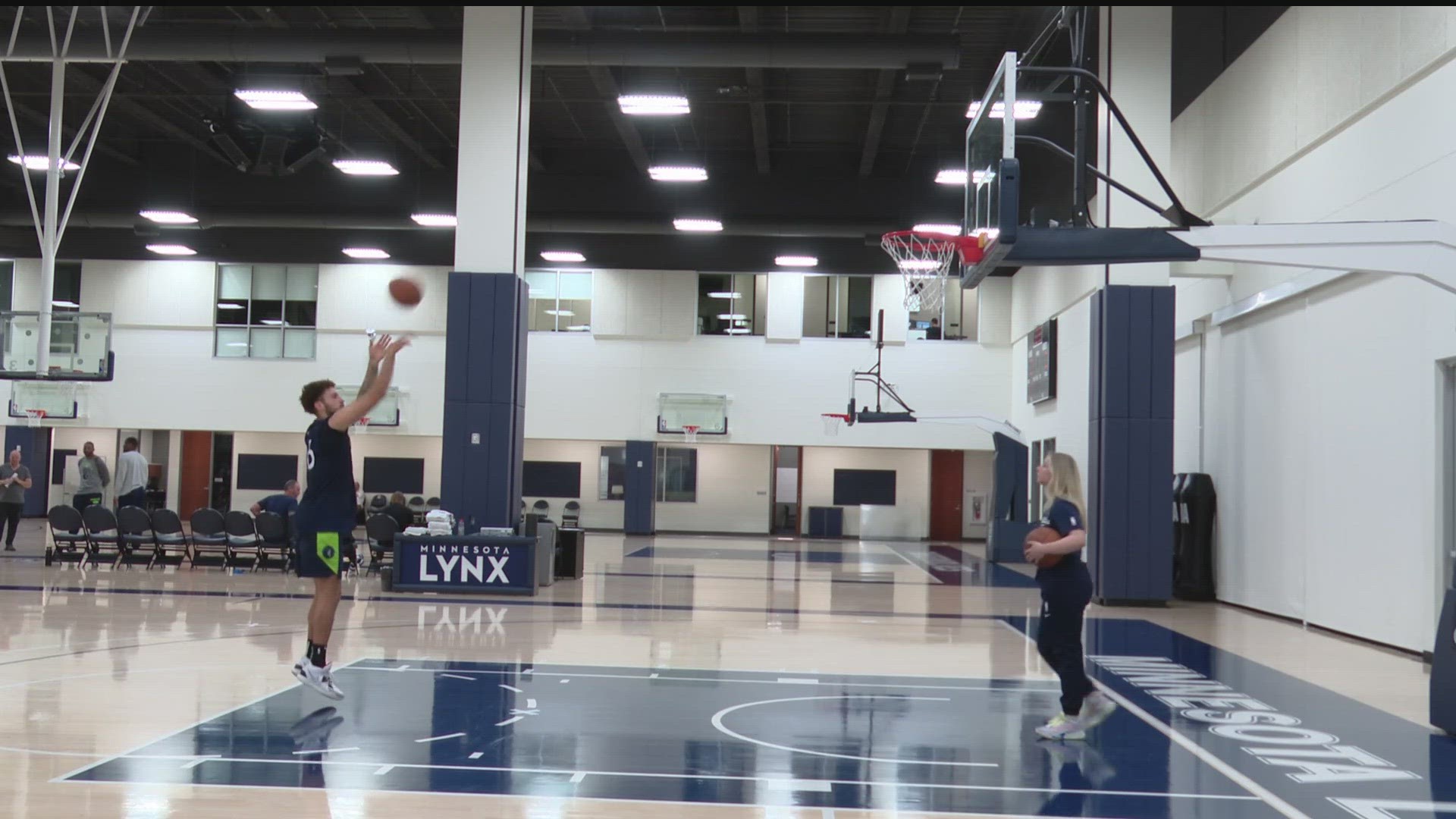 The former University of Minnesota Gopher and Iowa State Cyclone is continuing his pre-draft workouts, but this time, he's with his hometown Timberwolves.