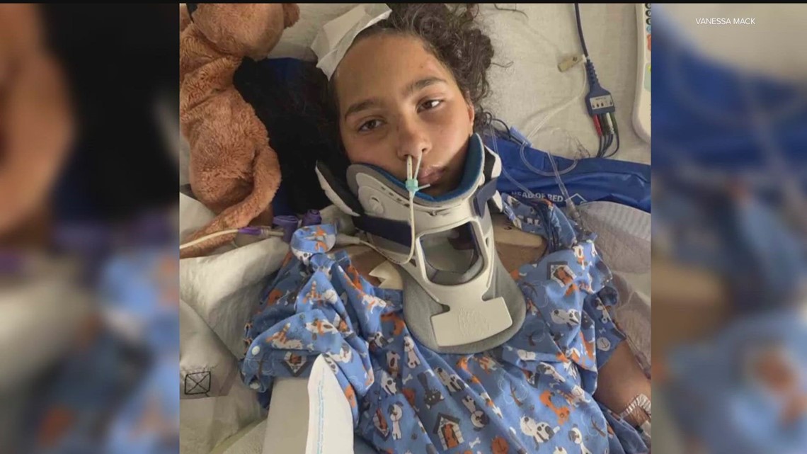It Was Terrifying Family Of 10 Year Old Recovering After Being Hit
