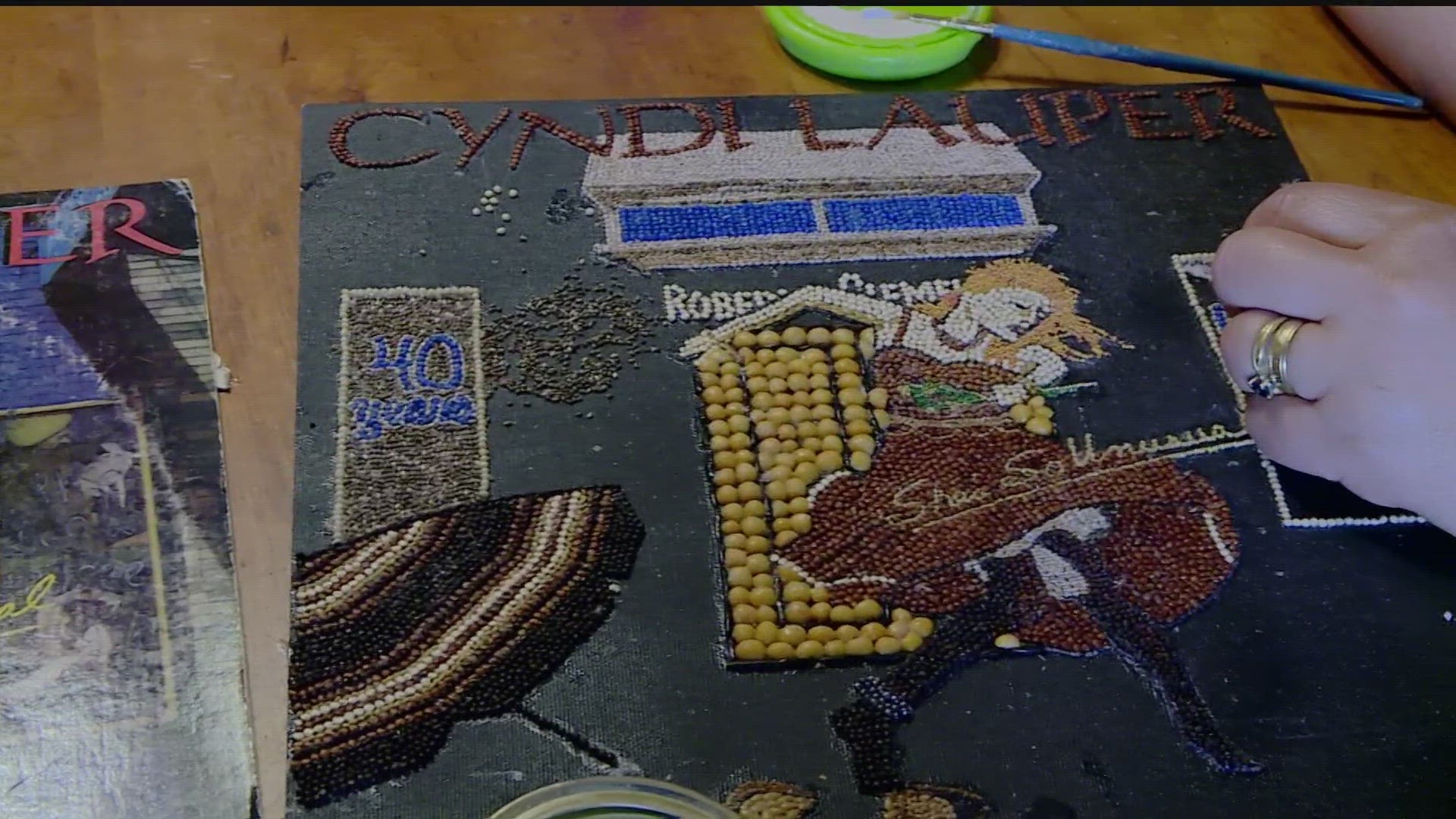 This seed art style has been featured at the Great Minnesota Get-Together for almost 60 years.