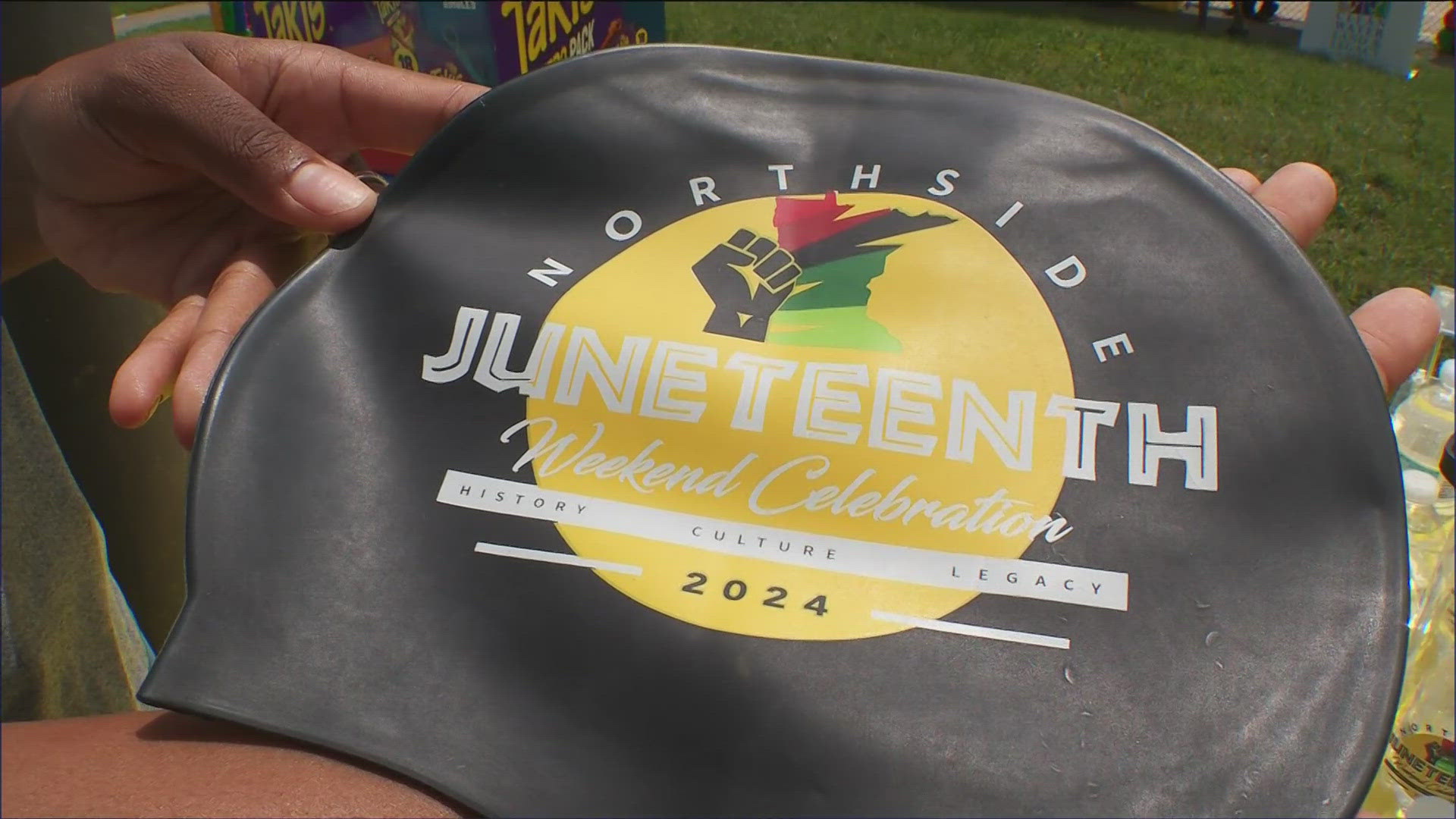 The Northside Juneteenth Weekend Celebration ended on Father's Day with a family friendly pool party.