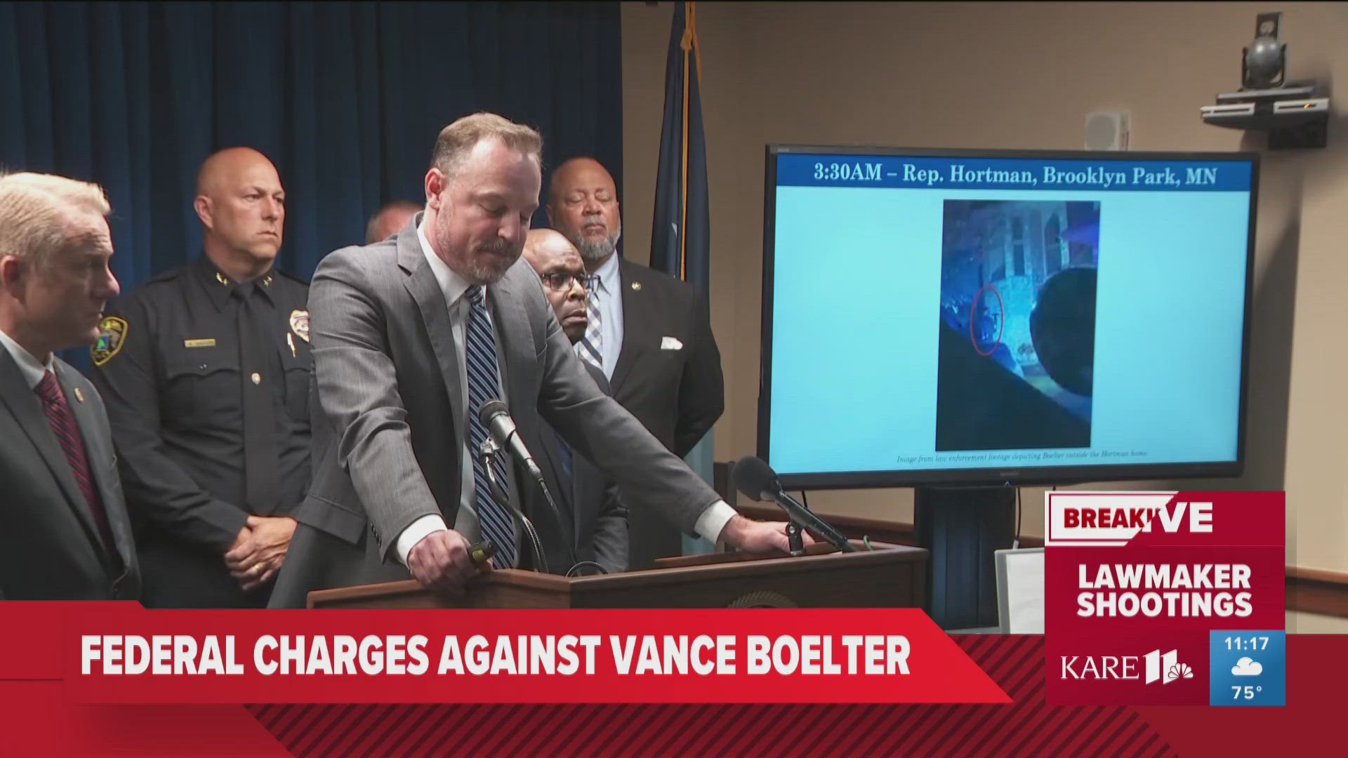 Federal law enforcement officials reveal Boelter stopped at two other lawmakers' homes on the night of the shooting.