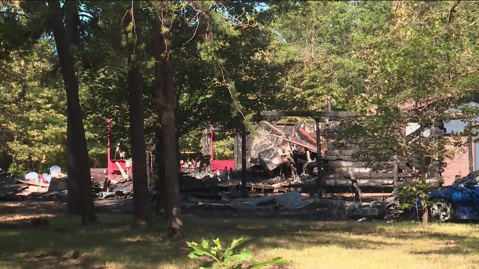 The sheriff's office said the fire appears to be accidental but an investigation is ongoing.