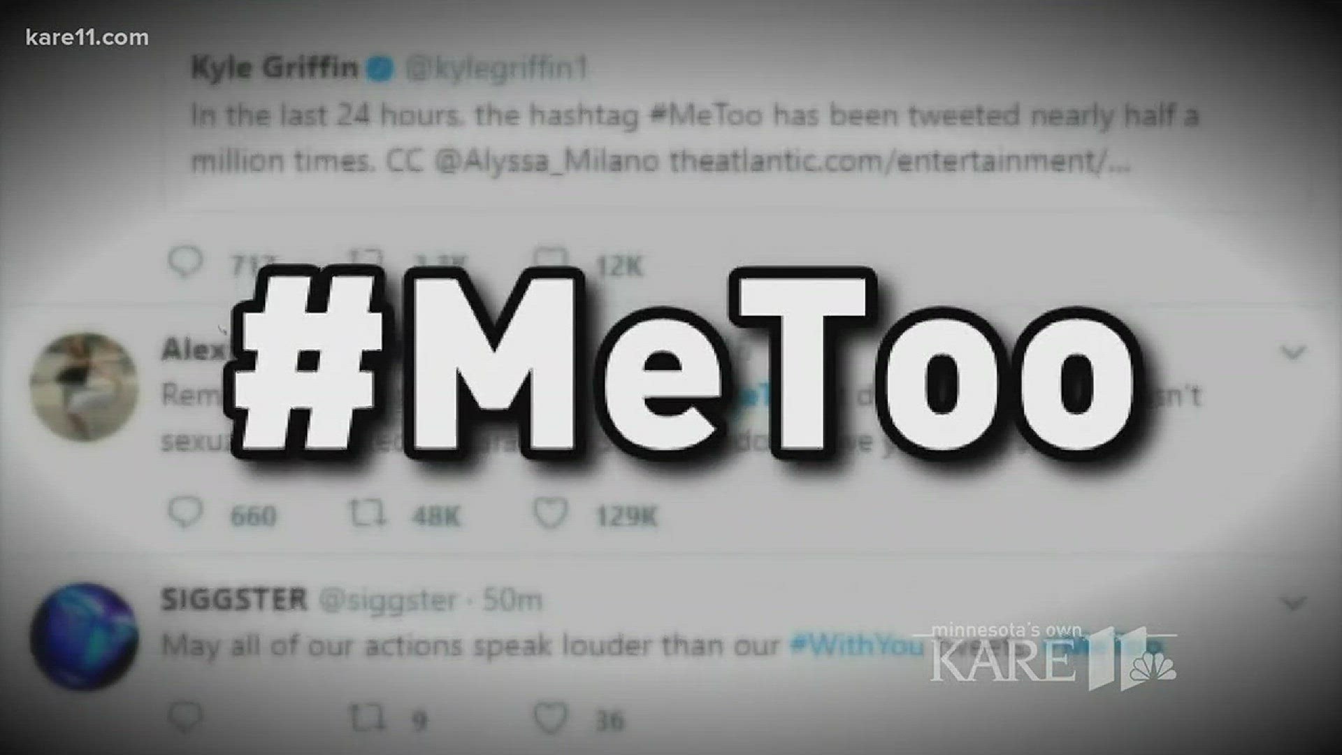 In less than 48 hours one million people, in 100 languages, from all over the world, have joined in that hashtag moment simply by adding their name to the list or by sharing their story. #MeToo. http://kare11.tv/2iiIbz1