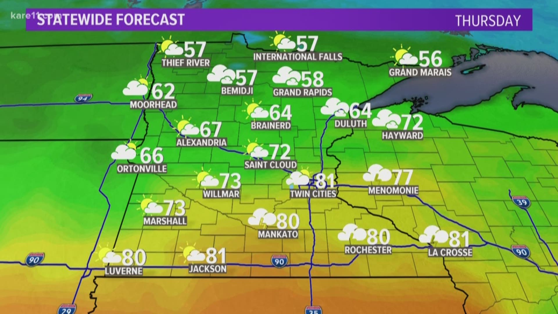 Belinda 's evening weather forecast 5-15-19