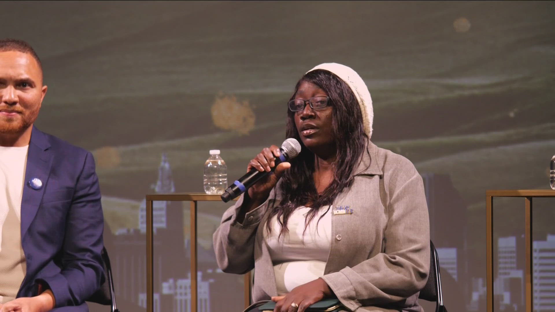 Short lacks the resources of the other candidates, but said the community and small businesses are her priority.