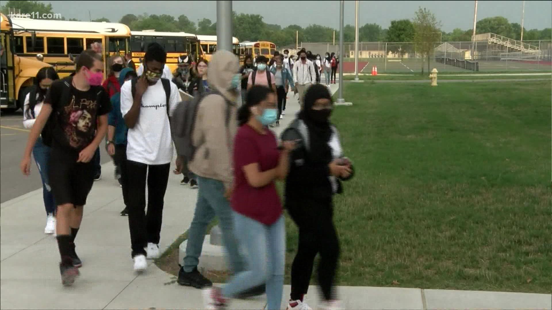 One of Minnesota's largest school districts is holding a vote to decide if students and staff will mask up for the upcoming school year.