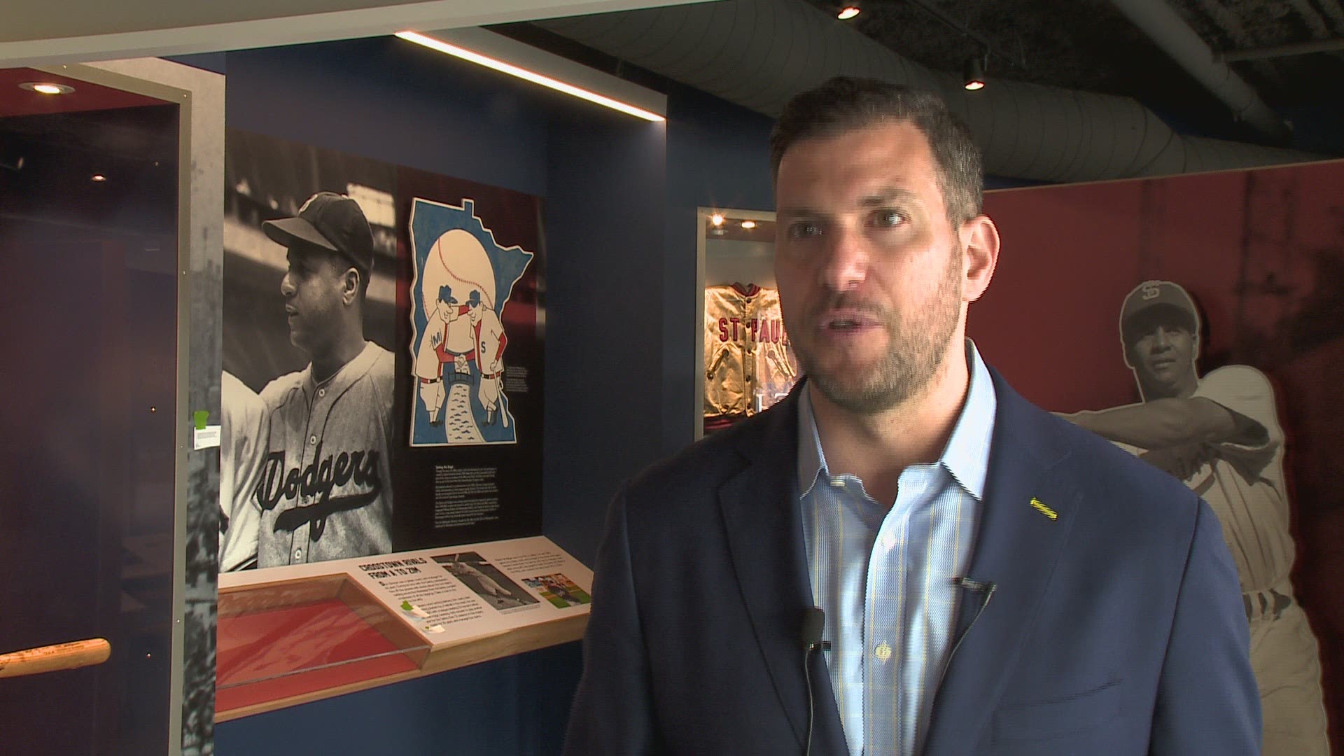 Catch a preview of what's to come when the Saints officially open their 'City of Baseball Museum' come opening day.