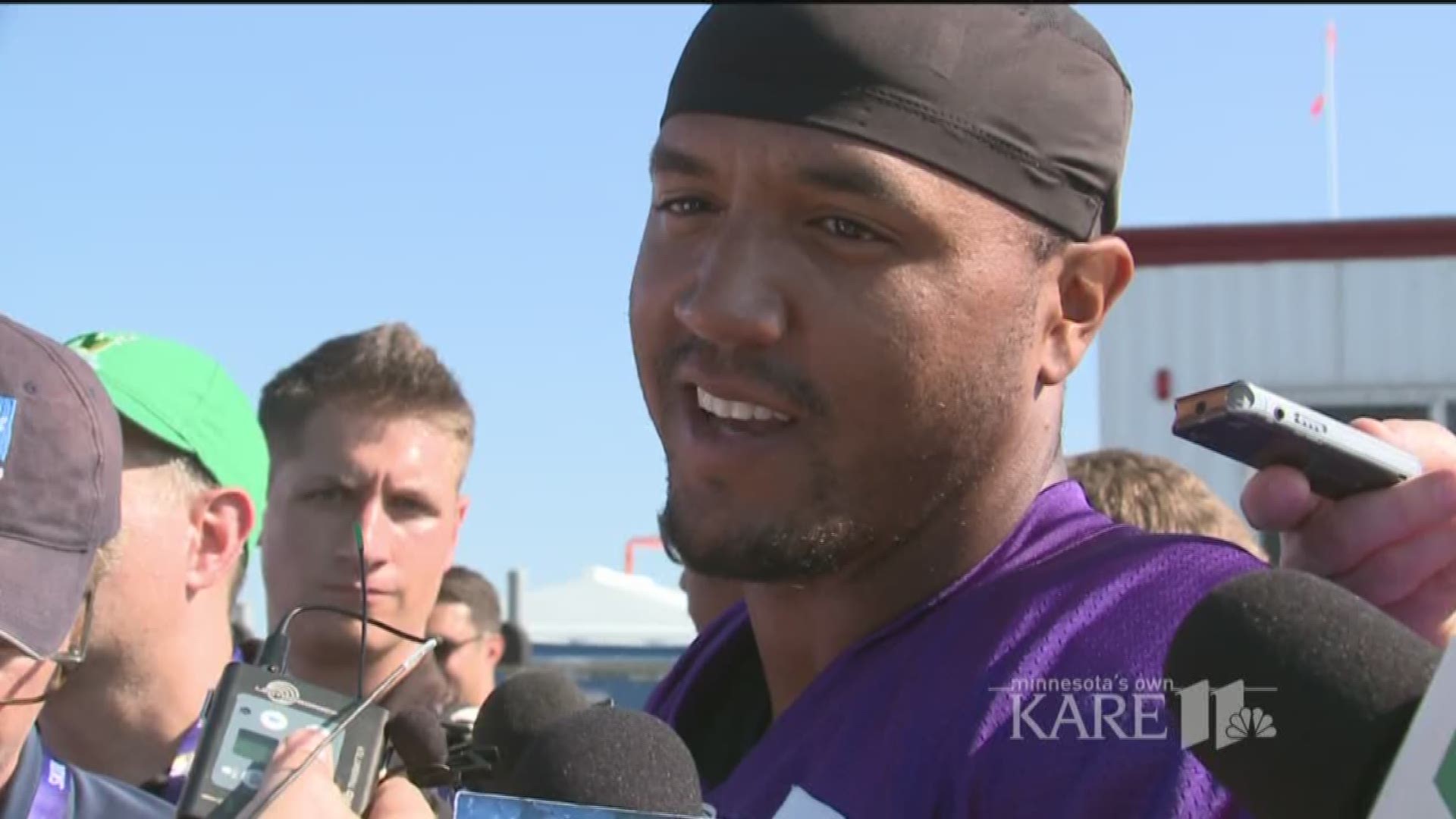 At Minnesota State University in Mankato, where wide receiver Adam Thielen used to play, the Vikings also have Isaac Fruechte from Caledonia running routes, and then there's Michael Floyd, a third in state product at wide receiver. http://kare11.tv/2u24c5