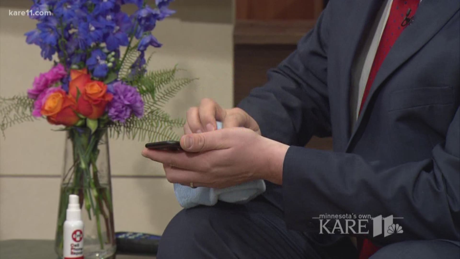 Kyle Opdahl with Cell Phone Repair Experts explains the importance of cleaning your phone screen and decluttering your phone.