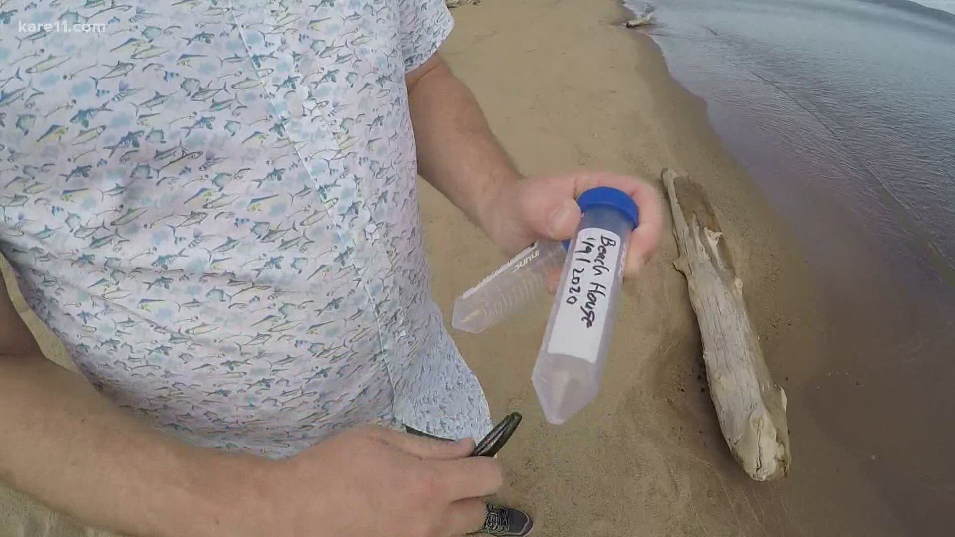 Researchers say so far SARS-CoV-2 has not been found in any of the samples, but the research could be used as a tool to monitor community infection among beachgoers.