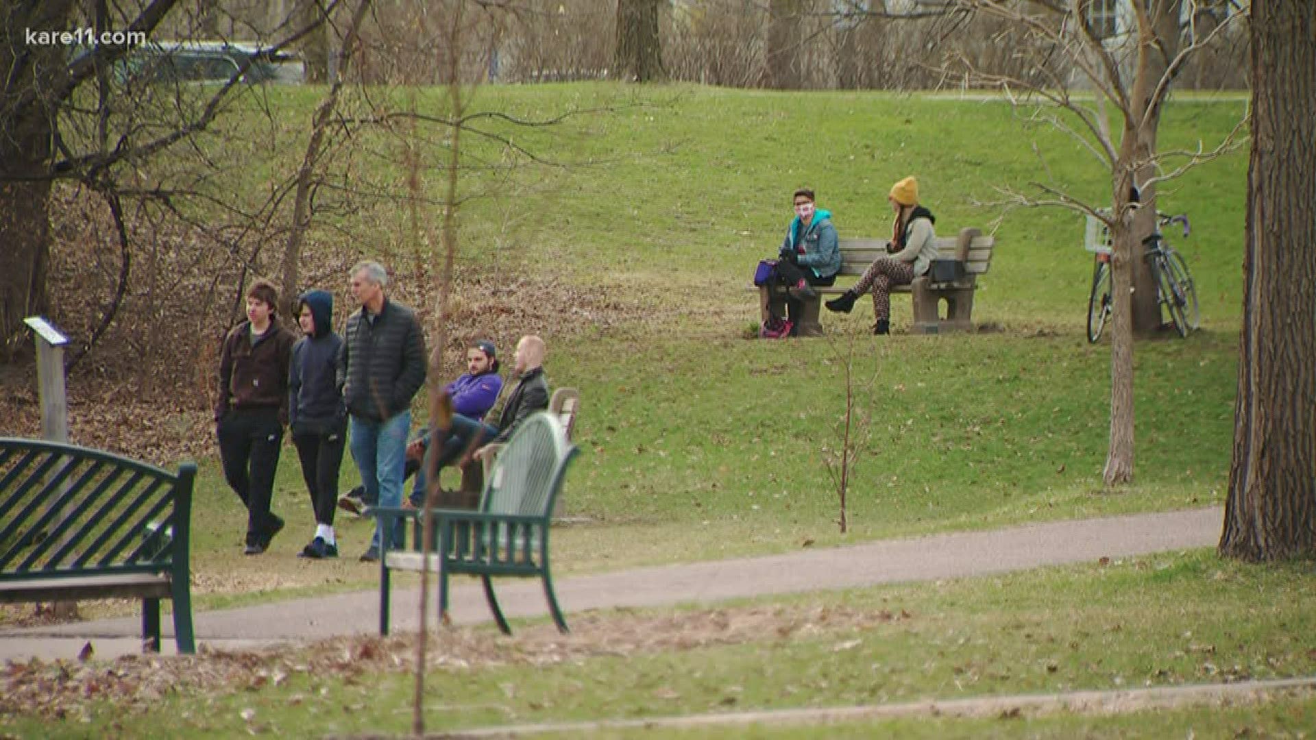 COVID-19 hasn't shut down major parks or trails, but Minneapolis, St. Paul, and other cities are asking that you follow the rules of social distancing.