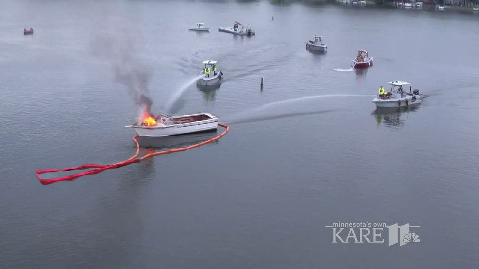 There are at least a dozen boat fires in Minnesota every year. So what causes a boat to ignite? What happens if you're on one that goes up in flames? What should boat owners do to prevent them?