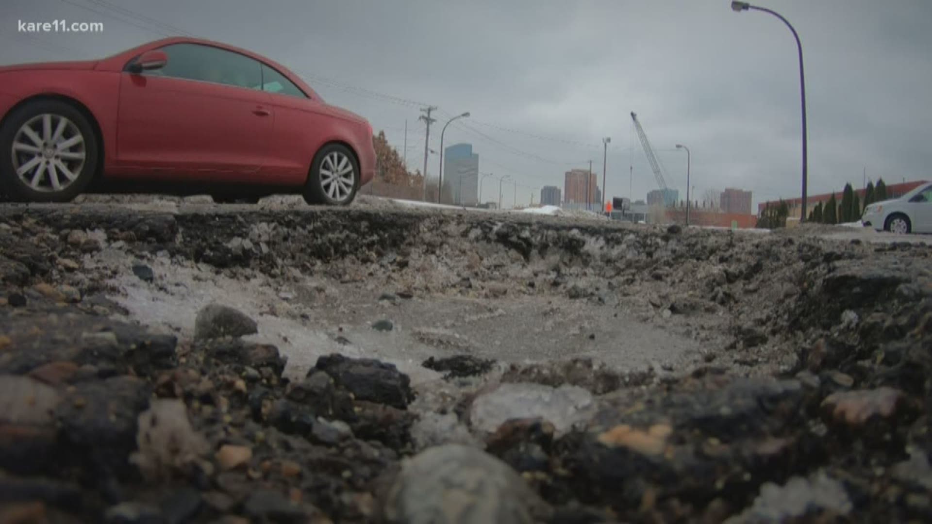 The City of Minneapolis has received more than 120 pothole requests in January.