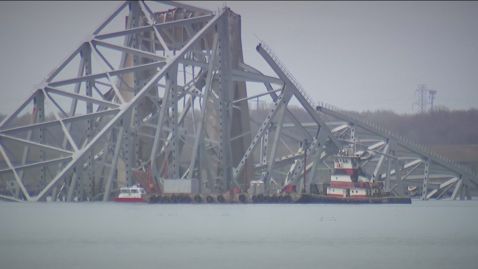 Authorities said two people have been rescued and six are still unaccounted for after a cargo ship ran into the Franics Scott Key Bridge, causing it to collapse.