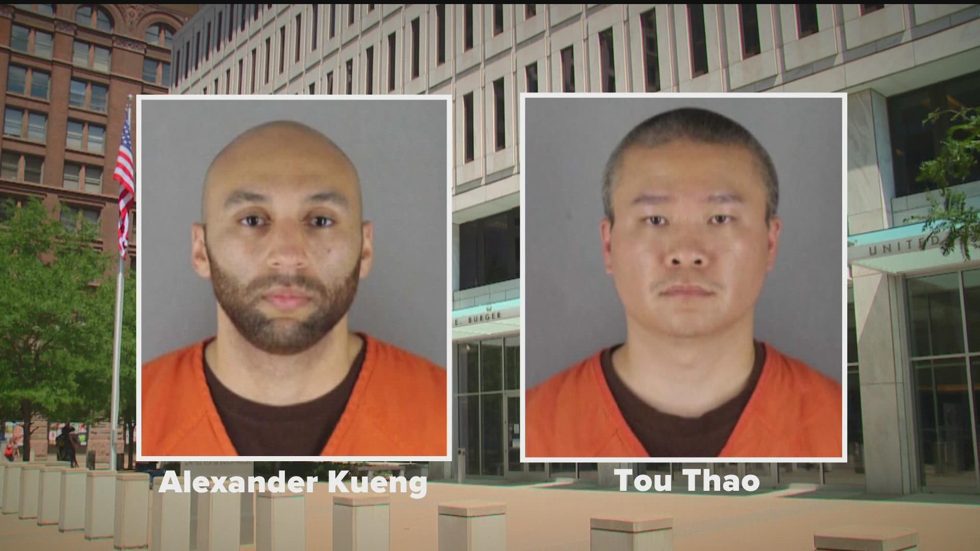 Former Minneapolis officer J. Alexander Kueng was sentenced to 36 months, while Tou Thao received 42 months.