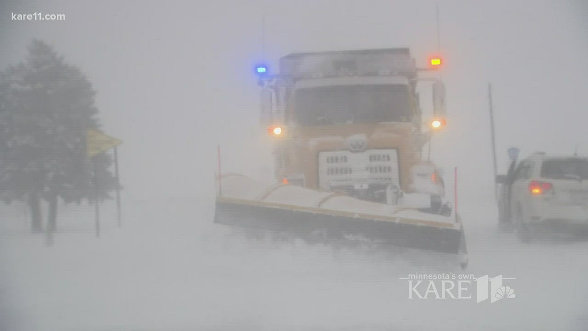 More than a foot of snow fell in many parts of southern and southeastern Minnesota with just enough two snarl traffic in the Twin Cities, too.