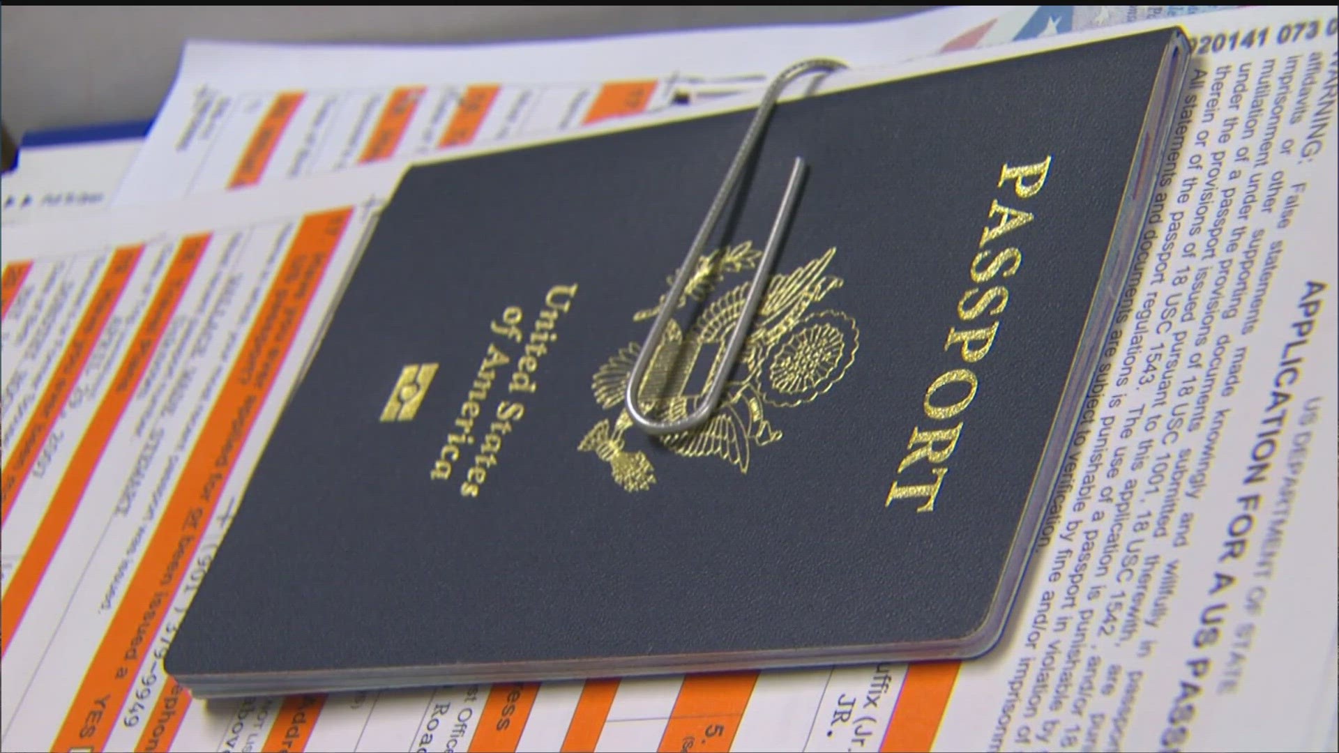 The State Department says its getting about 500,000 passport applications a week – at least 30% more than last year.