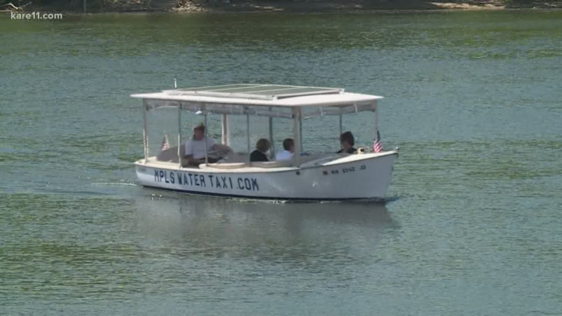 Minneapolis' first water taxi