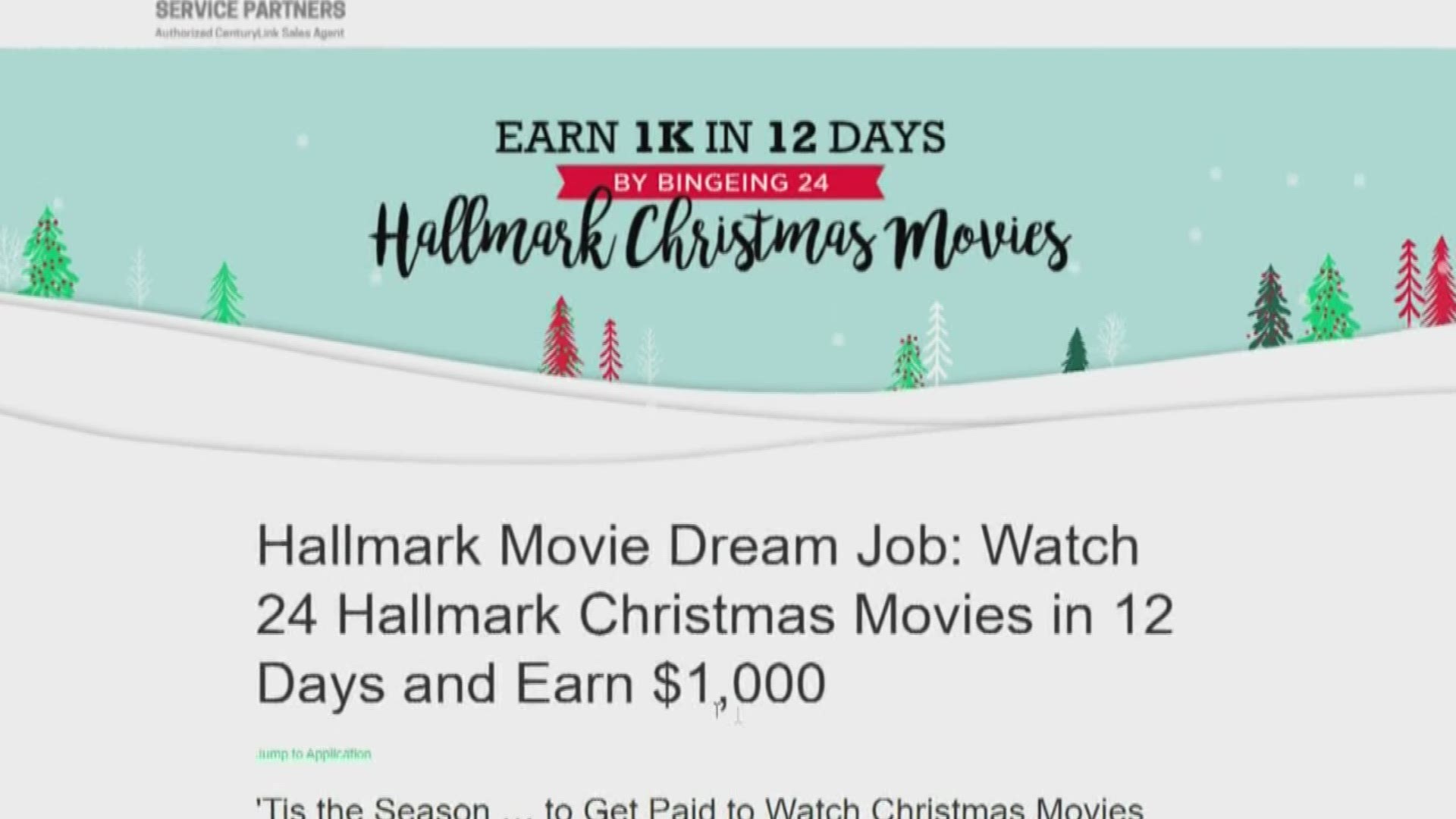 Sweepstakes paying $1,000 to watch Hallmark movies deceptive