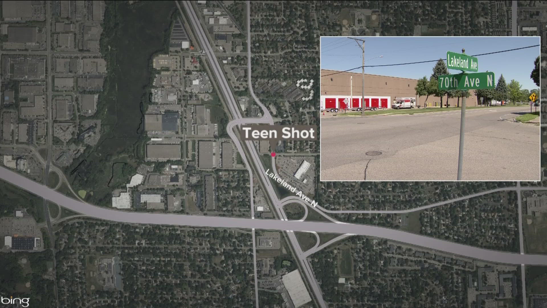The man was arrested two weeks after the shooting on Lakeland Avenue North.